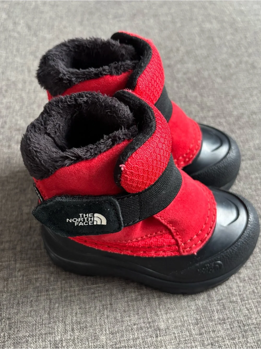 The North Face bright red